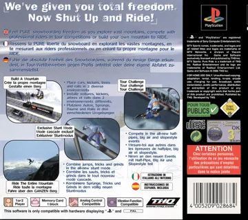 MTV Sports - Pure Ride (EU) box cover back